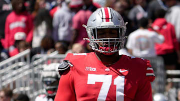 Ohio State Buckeyes offensive tackle Josh Simmons