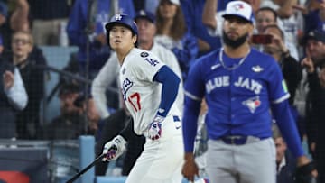 Shohei Ohtani crushed his second home run of Game 3 in the World Series
