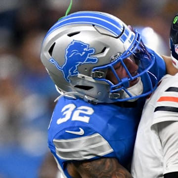 Detroit Lions safety Brian Branch (32).