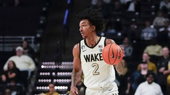 Wake Forest Demon Deacons guard Juke Harris (2)