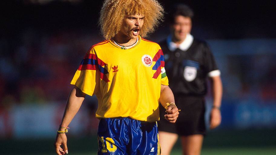  Carlos Valderrama 1990 World Cup