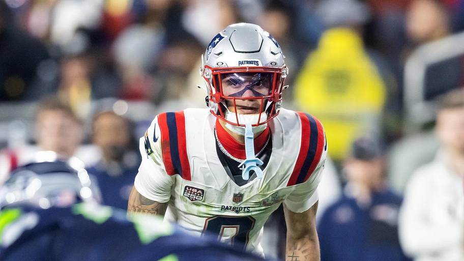 New England Patriots cornerback Christian Gonzalez