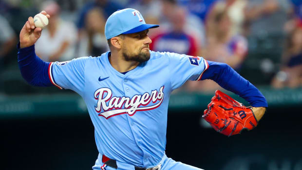 Nathan Eovaldi starts Game 3 against the Twins at 6:05 p.m. Saturday at Globe Life Field.