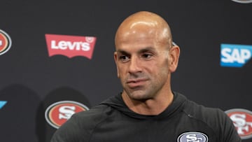 San Francisco 49ers defensive coordinator Robert Saleh