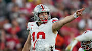 Your look at the college football schedule for today as Ohio State and Texas meet in the Cotton Bowl semifinal game.