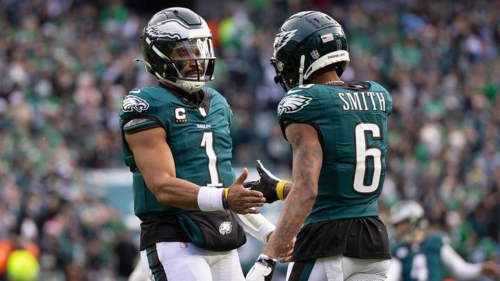 DeVonta Smith, Jalen Hurts, Philadelphia Eagles