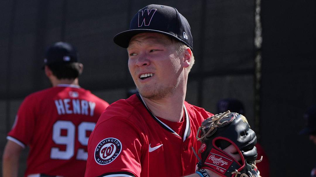 Washington Nationals pitcher DJ Herz Washington Nationals pitcher DJ Herz