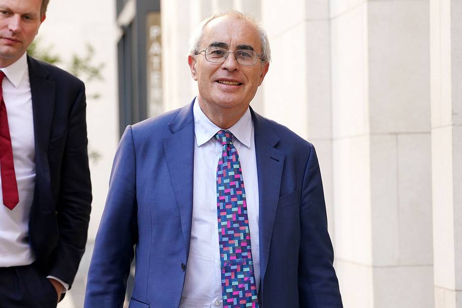 Lord David Pannick KC walking.
