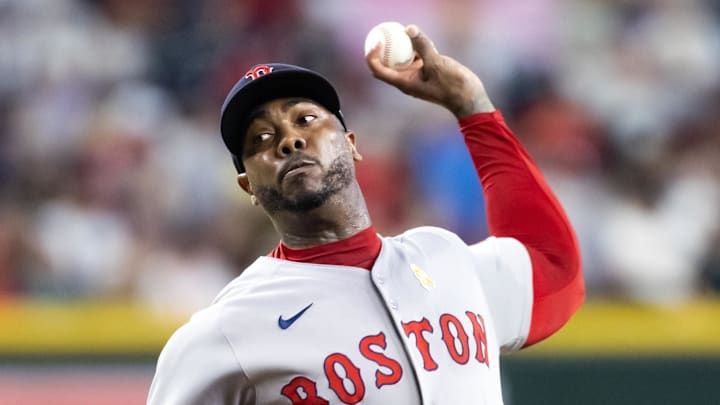 Boston Red Sox pitcher Aroldis Chapman