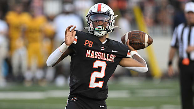 Massillon quarterback Jalen Slaughter. 