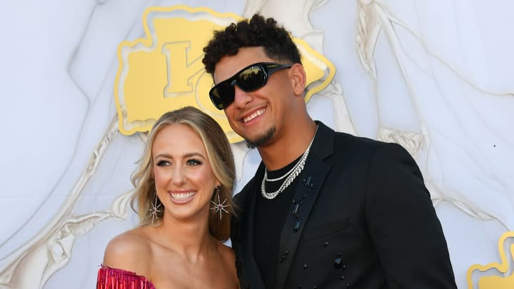 Brittany and Patrick Mahomes