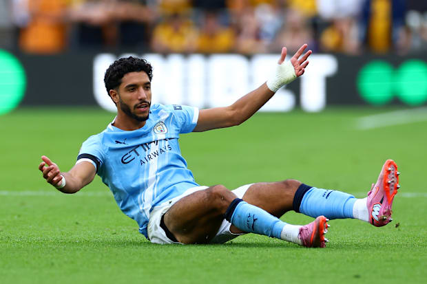 Manchester City forward Omar Marmoush