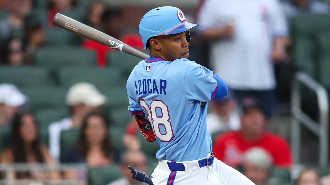 Azocar is sticking around the Braves organization Azocar is sticking around the Braves organization