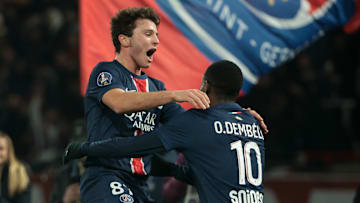 Joao Neves et Ousmane Dembélé - PSG