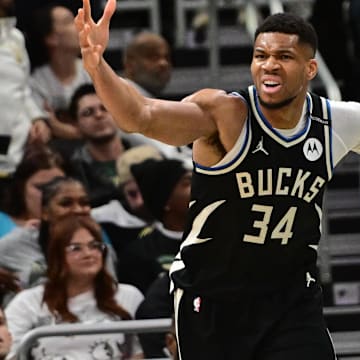 Giannis Antetokounmpo's name popped up in trade rumors again this week. 