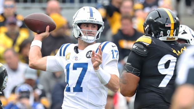 Indianapolis Colts quarterback Daniel Jones