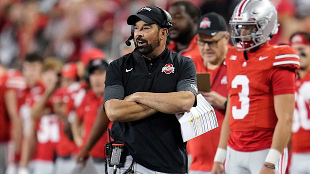 Ohio State Buckeyes head coach Ryan Day