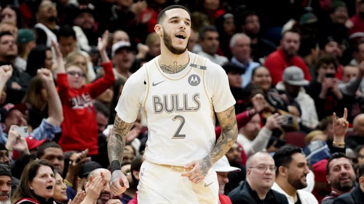 Ball averaged 7.6 points, 3.4 rebounds and 3.3 assists per game for the Bulls last season. Ball averaged 7.6 points, 3.4 rebounds and 3.3 assists per game for the Bulls last season.