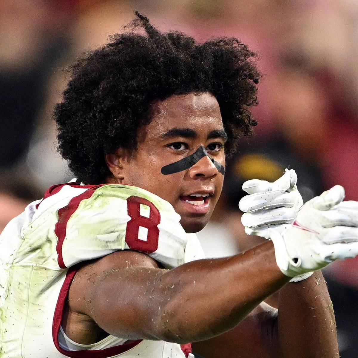 Image for USC’s Ja’Kobi Lane Acrobatic Touchdown