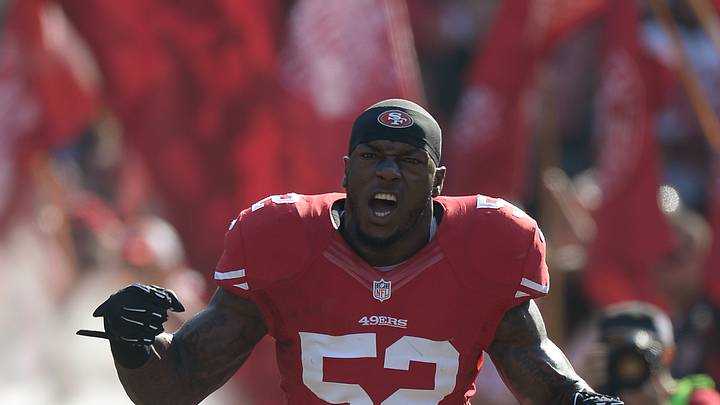 San Francisco 49ers linebacker Patrick Willis (52)