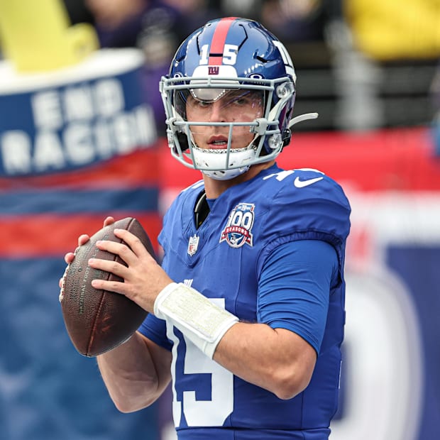 New York Giants quarterback Tommy DeVito