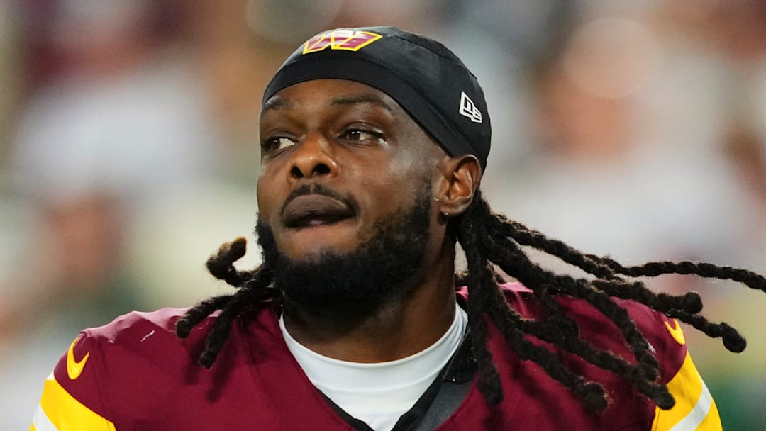 Washington Commanders wide receiver Noah Brown Washington Commanders wide receiver Noah Brown