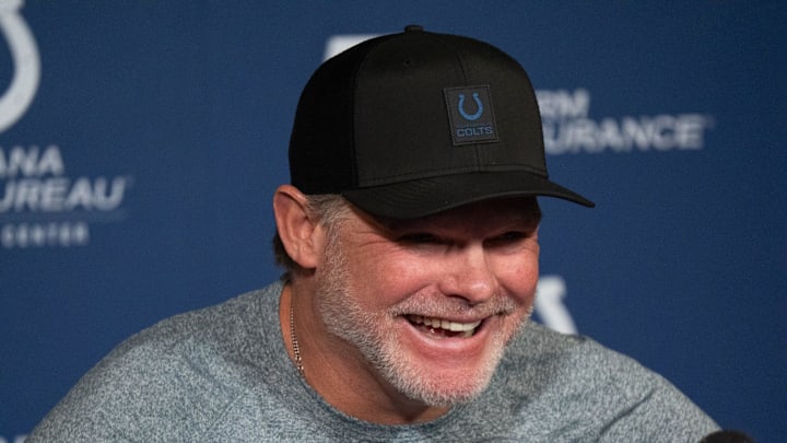 Indianapolis Colts General Manager Chris Ballard speaks