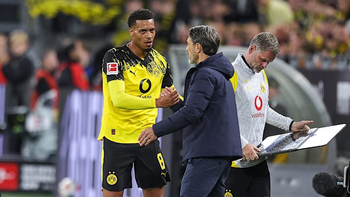 Felix Nmecha ist im BVB-Zentrum unter Niko Kovac gesetzt Felix Nmecha ist im BVB-Zentrum unter Niko Kovac gesetzt