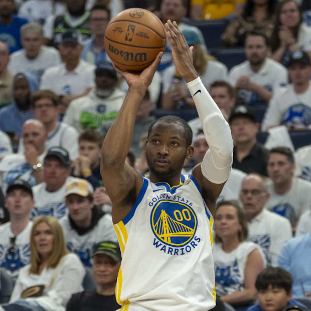Golden State Warriors forward Jonathan Kuminga