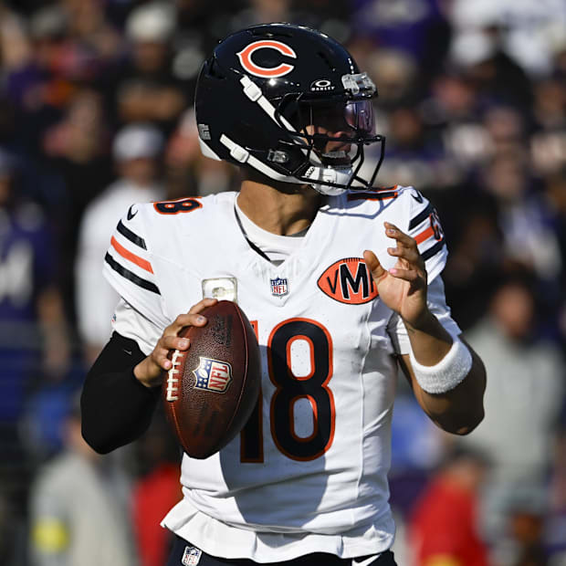 Chicago Bears quarterback Caleb Williams