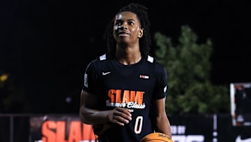 Syracuse basketball 2026 5-star priority target Deron Rippey has moved into the top 5 nationally. He will trim his list soon.