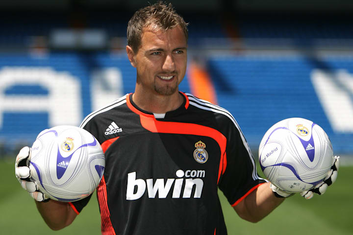 Real Madrid football club's new goalkeep...