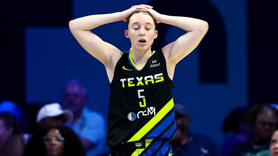 Paige Bueckers had just nine points in the Wings' loss to the Valkyries.  | Kevin Jairaj-Imagn Images