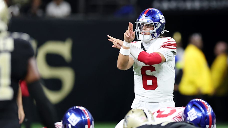 Giants starting quarterback Jaxson Dart.