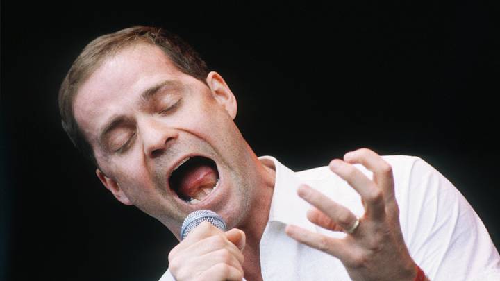 Gord Downie of the Tragically Hip performs