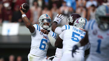 Mississippi quarterback Trinidad Chambliss and the Rebels are CFP bound without the head coach who led them there.