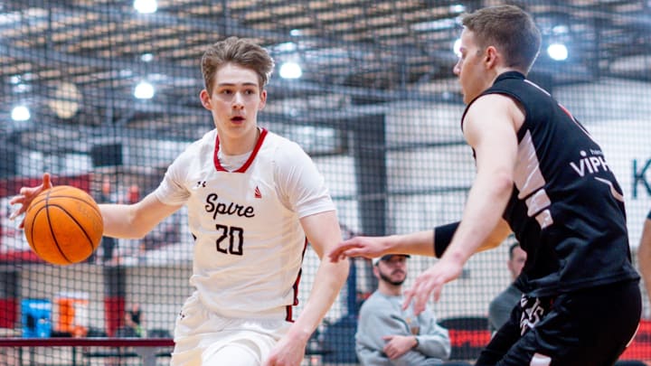 SPIRE Academy forward Kyle Waltz, a 6-foot-7 small forward from Elmhurst, Ill., opted for a post-grad year instead of going directly to college. SPIRE Academy forward Kyle Waltz, a 6-foot-7 small forward from Elmhurst, Ill., opted for a post-grad year instead of going directly to college.