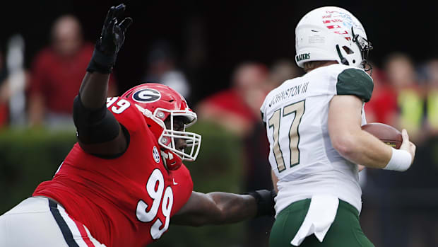Georgia Bulldogs defensive lineman Jordan Davis