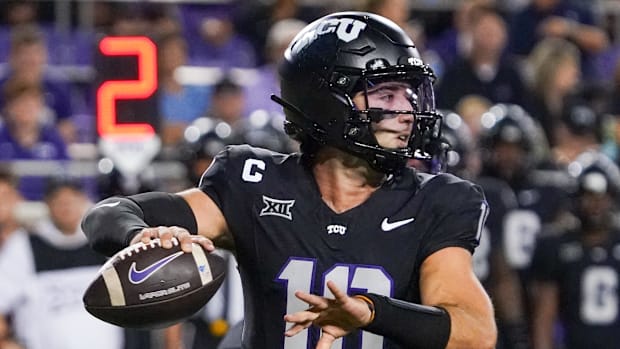 Baylor Bears quarterback Sawyer Robertson TCU Horned Frogs quarterback Josh Hoover Big 12 football Bears coach Dave Aranda