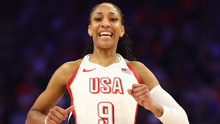 A’ja Wilson (9) during the WNBA All Star game at Footprint Center. A’ja Wilson (9) during the WNBA All Star game at Footprint Center.