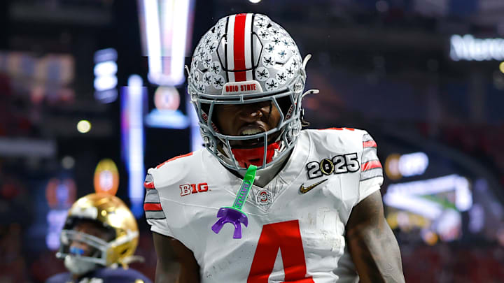 Jeremiah Smith, 2025 CFP National Championship - Ohio State v Notre Dame