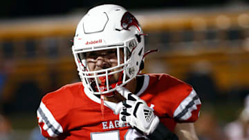 Nixa's Jackson Cantwell seen here against Webb City on August 25, 2023.