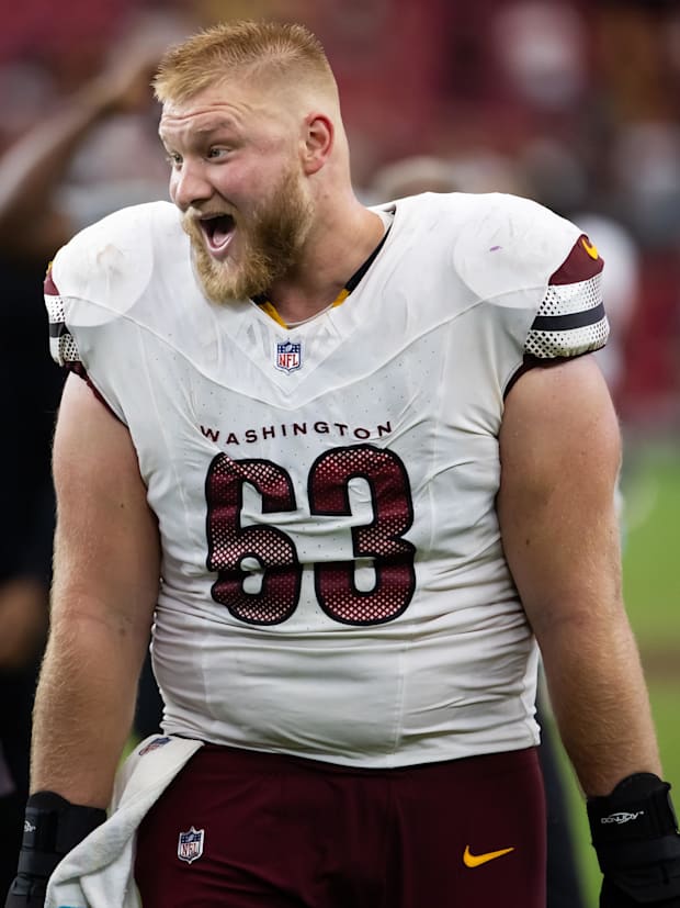 Washington Commanders center Tyler Biadasz.
