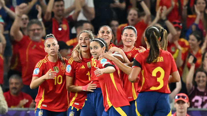 Spanien jubelt bei der EM 2025 Spanien jubelt bei der EM 2025