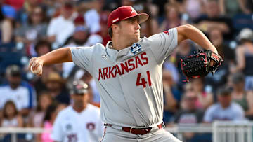 Arkansas Razorbacks pitcher Will McEntire