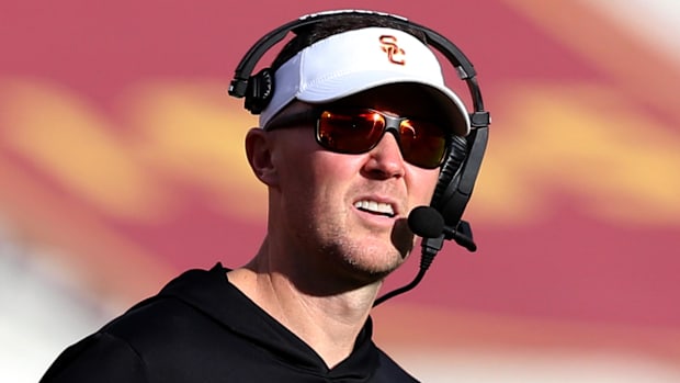 USC trojans lincoln riley college football playoff big ten Recruiting Transfer NIL Simote Katoanga Braeden Jones D'Anton Lynn