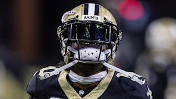 New Orleans Saints wide receiver Brandin Cooks during warmups against the San Francisco 49ers at Caesars Superdome.