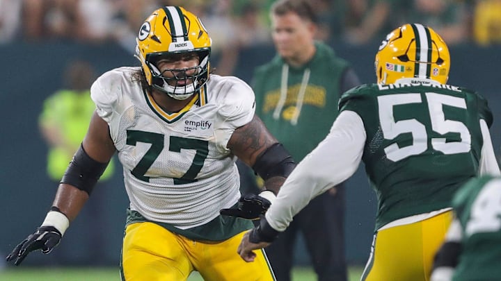 Green Bay Packers offensive lineman Jordan Morgan