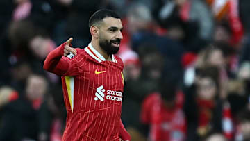 A huge goal for Salah