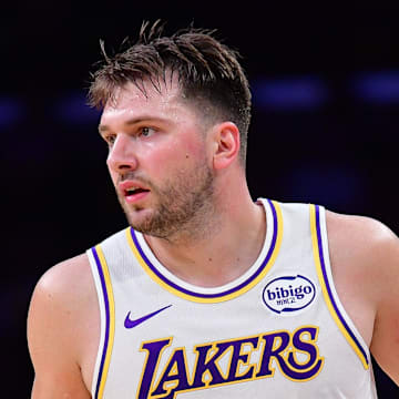 Lakers guard Luka Doncic will miss Thursday night’s game vs. the Raptors to be with the family after the birth of his second daughter.